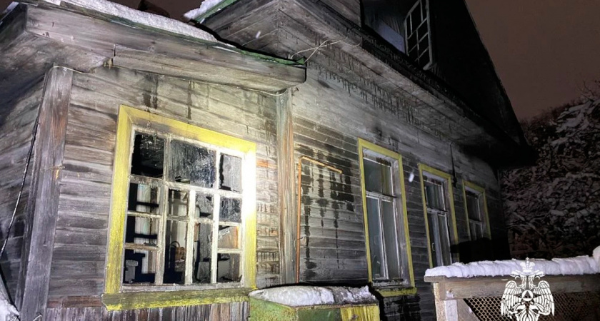 В Вологде пожар унес жизнь пожилого мужчины