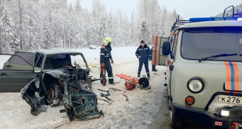 В Вологодской области в лобовом ДТП пострадали четверо детей
