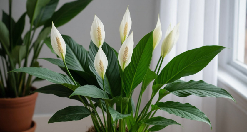 Щепотка в воду — и опрыскиваю спатифиллум: белоснежным покрывалом цветов покрыт весь год — эффект просто "вау"