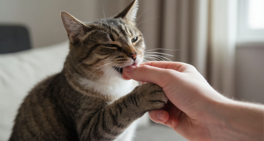 Вот почему кошка кусается, когда ее гладишь - это нужно знать каждому хозяину