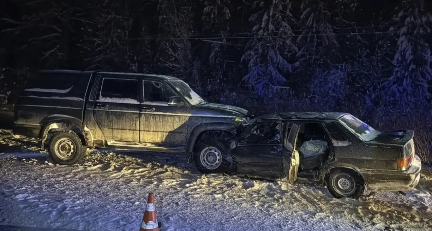 В Вологодской области столкновение двух автомобилей привело к гибели человека