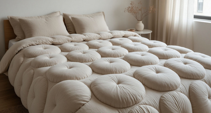 Мастер-класс: "бисквитное" одеяло бонбон своими руками — материалы и пошаговое шитье