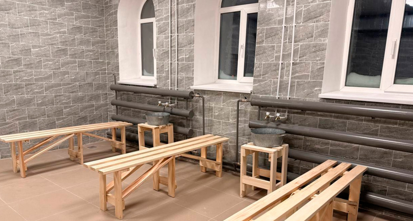 В Вологодской области после ремонта открылась общественная баня 1950-х годов