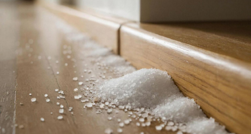 Щепотка соли вдоль плинтуса перед сном: старинная мудрость для защиты дома работает реально лучше современных устройств