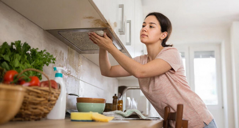 Чистка кухонной вытяжки без химии: легкий метод с кастрюлей кипятка, который вернет фильтру чистоту