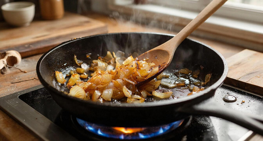Почему шеф-повара всегда всыпают соду при жарке лука: оправданы ли такие усилия