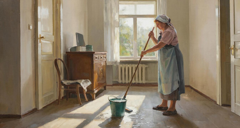 1 ложка на ведро воды – полы засияют зеркально и останутся чистыми неделями без мытья