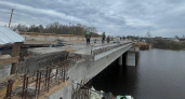 Мост в Кувшиново в Вологде готов на 70%
