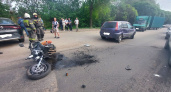 Мотоциклист госпитализирован после столкновения с автомобилем в Вологде