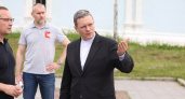 Георгий Филимонов проверил ход реновации Кремлевской площади Вологды