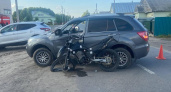 17-летний мотоциклист госпитализирован после аварии с внедорожником в Вологодской области