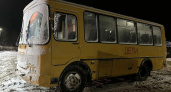Занос школьного автобуса в Вологодской области обошелся без серьезных последствий
