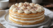 Торт из блинов на скорую руку: рецепт нежнейшего десерта
