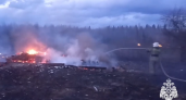 В Вологодской области пожар уничтожил шесть домов
