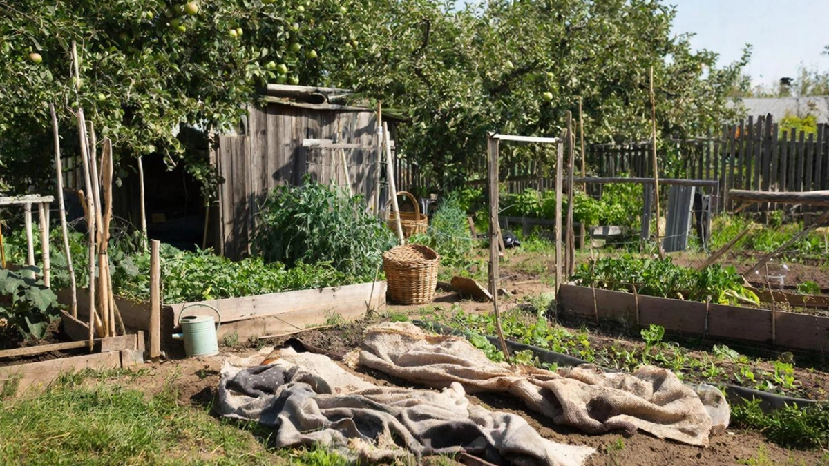 В мае всегда закапываю в огороде тряпку — необычный, но реально полезный совет от французских фермеров