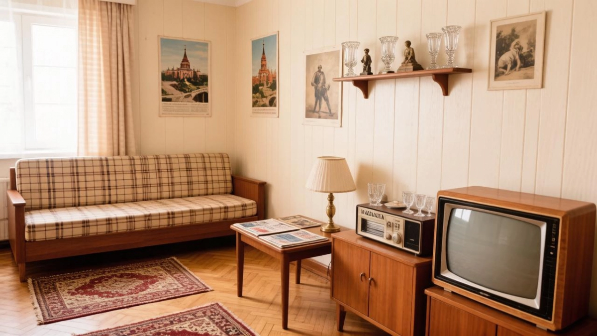 Узнала про этот трюк у знакомой, и решила сделать так же! Подарила новую жизнь стенке из СССР