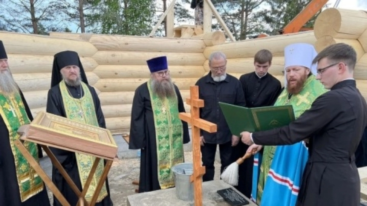 В Вологодской области началось строительство нового храма в честь Нила Сорского
