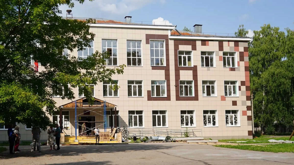 В Вологде обновляют школу № 36 к сентябрю