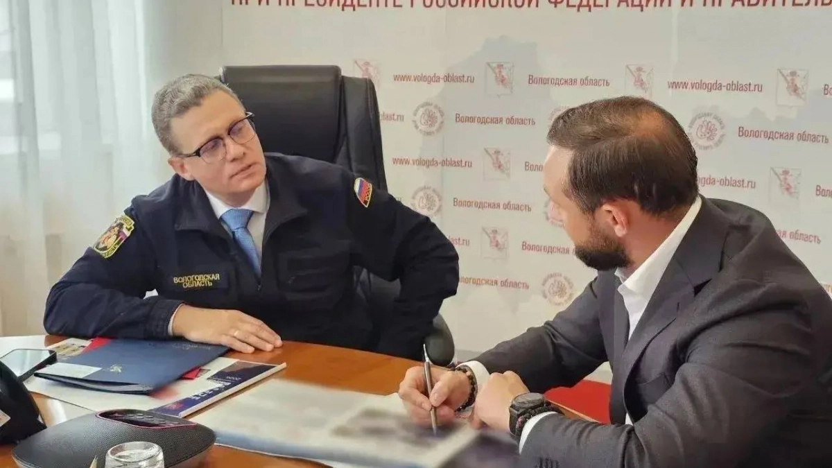 Георгий Филимонов провел рабочую встречу с главой правительства Вологодской области